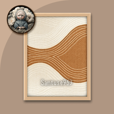 HQ Minimalist Abstract Mini Painting One #1 Extra G Samtuse963 logo
