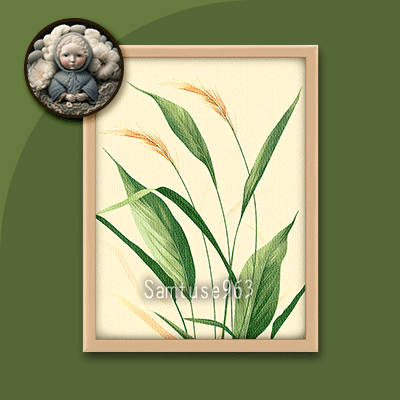 HQ Minimalist Plant Mini Painting One #1 Extra G Samtuse963 logo