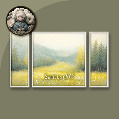 HQ Verdant Forest Triptych #1 Sellable Extra E Samtuse963 logo