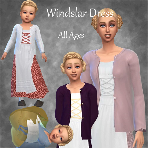 Windslar Dress with Sweater logo