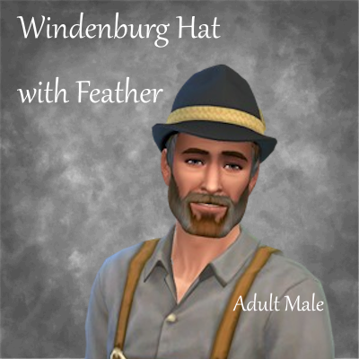 Windenburg Hat with Feather logo