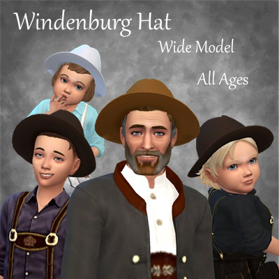 Windenburg Hats, Wide Model, for All Ages logo