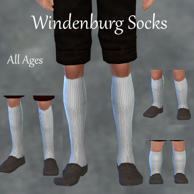 Windenburg Lederhosen Cable Knit Socks logo
