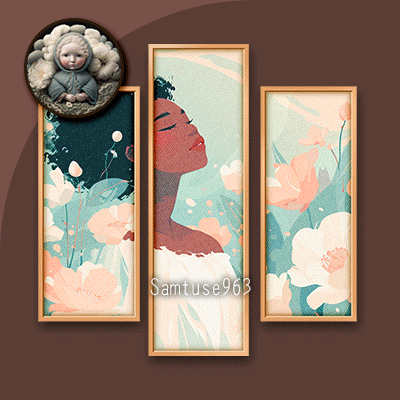 HQ Unwind Time Triptych #6 Sellable Extra B Samtuse963 logo