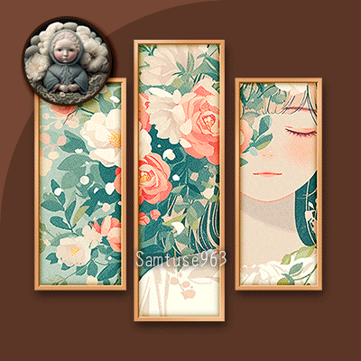 HQ Unwind Time Triptych #5 Sellable Extra B Samtuse963 logo
