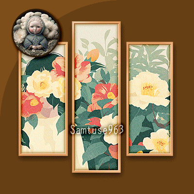 HQ Unwind Time Triptych #2 Sellable Extra B Samtuse963 logo