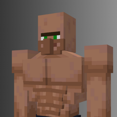 Gigachad Villager logo