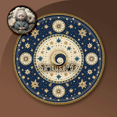 Mysticism Round Dance Rug #1 Samtuse963 logo