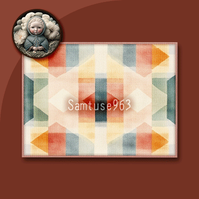 Geometric Rectangular Dance Rug #2 Samtuse963 logo