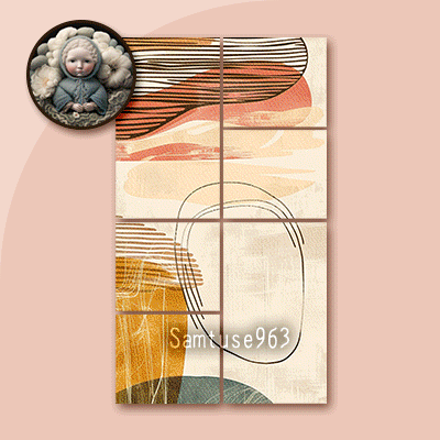 HQ Abstract Modern Collage Painting #1 Sellable Samtuse963 logo