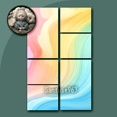 HQ Watercolor Collage Painting #1 Samtuse963 logo