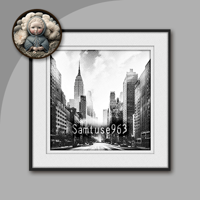 HQ Achromatic City Square Painting #1 Sellable Extra C Samtuse963 logo