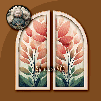 HQ Half Arch Flower Painting #1 Sellable Samtuse963 logo