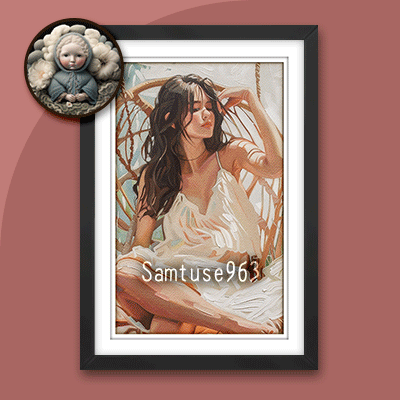 HQ Unwind Time Oil Painting #1 Sellable Samtuse963 logo