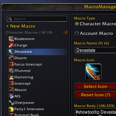 MacroManager addon image logo