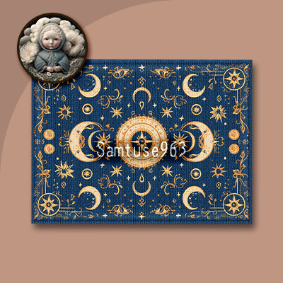 Mysticism Rectangular Dance Rug #1 Samtuse963 logo
