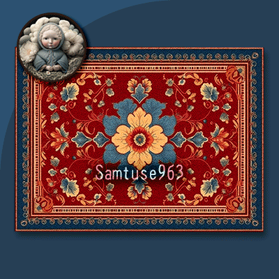 Classic Rectangular Dance Rug #10 Samtuse963 logo