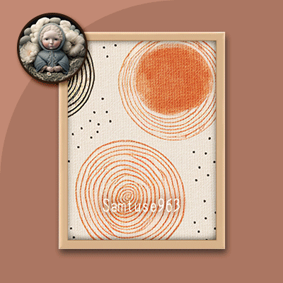 Minimalist Abstract Mini Painting One #2 Extra G Samtuse963 logo