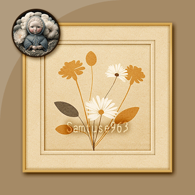Minimalist Flower Square Painting #2 Sellable Extra C Samtuse963 logo