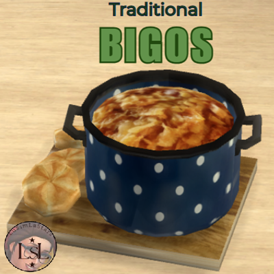 Bigos – Traditional Polish Hunter’s Stew (The Sims 4 Custom Food Mod) logo