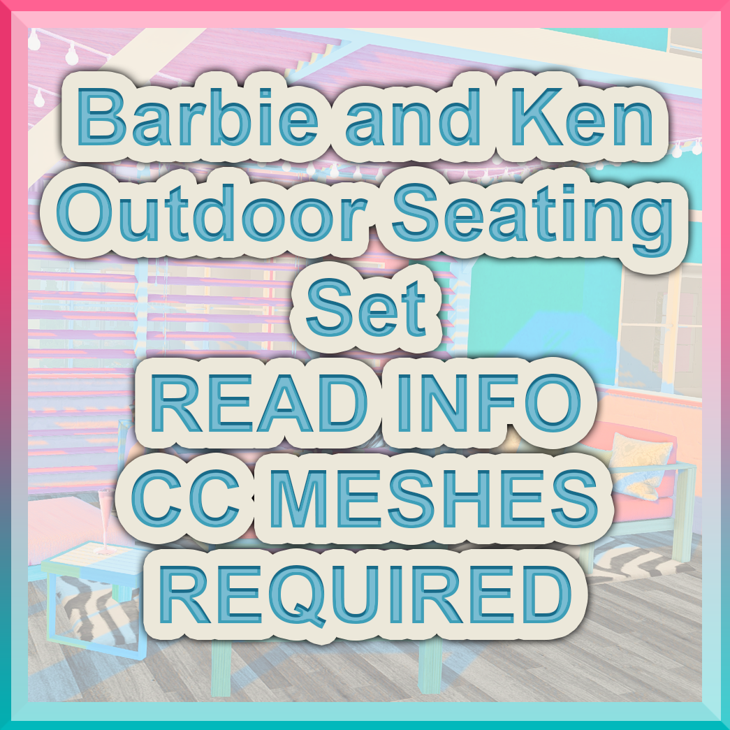 B & K Outdoor Seating Set. READ INFO! logo