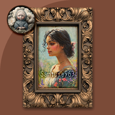 HQ Elegant Lady Portrait #2 Samtuse963 logo