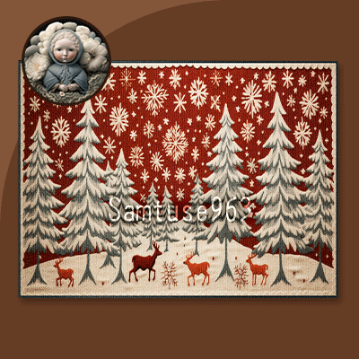 Christmas Rectangular Dance Rug #1 Samtuse963 logo