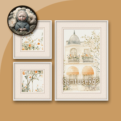 HQ Watercolor Landscape Painting 3 Piece Set #1 Sellable Extra F Samtuse963 logo