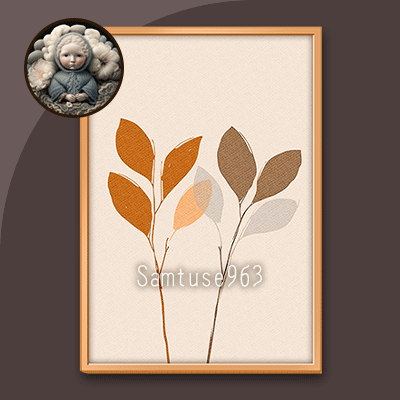 Minimalist Leaf Painting #2 Sellable Extra A Samtuse963 logo
