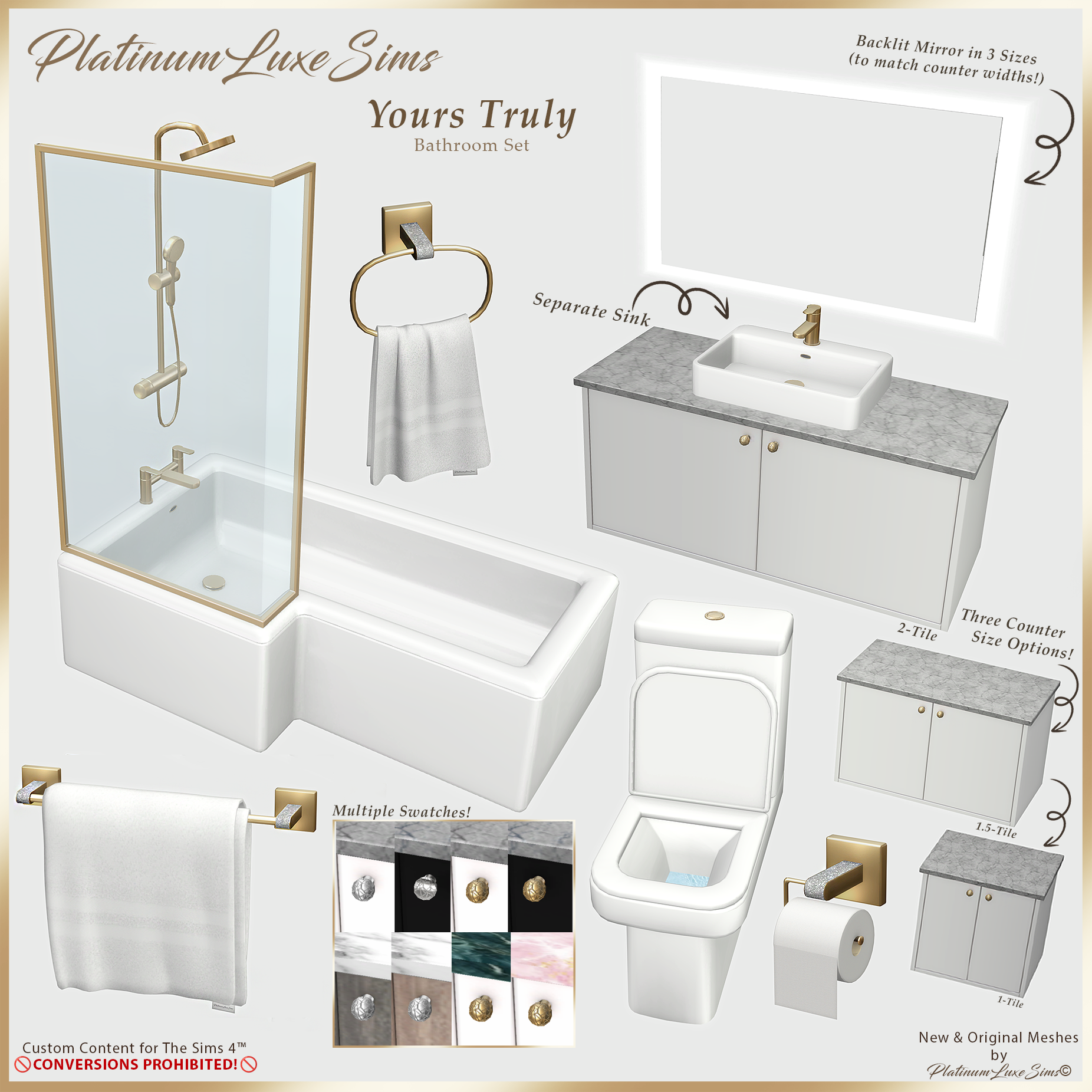 Yours Truly Bathroom Set logo