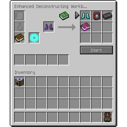 Corail Deconstruction Table