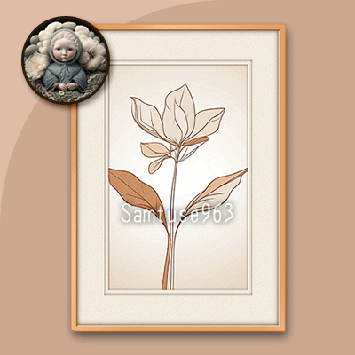 Minimalist Flower Line Painting #2 Sellable Extra A Samtuse963 logo