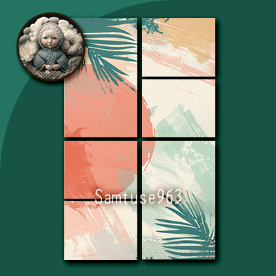 HQ Minimalist Collage Painting #2 Sellable Samtuse963 logo