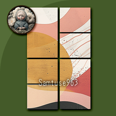 HQ Minimalist Collage Painting #3 Sellable Samtuse963 logo