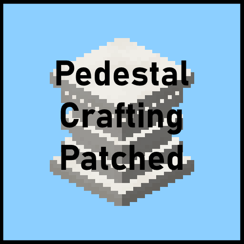 Pedestal Crafting - Patched logo