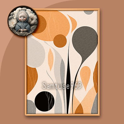 Abstract Modern Painting #4 Sellable Extra A Samtuse963 logo