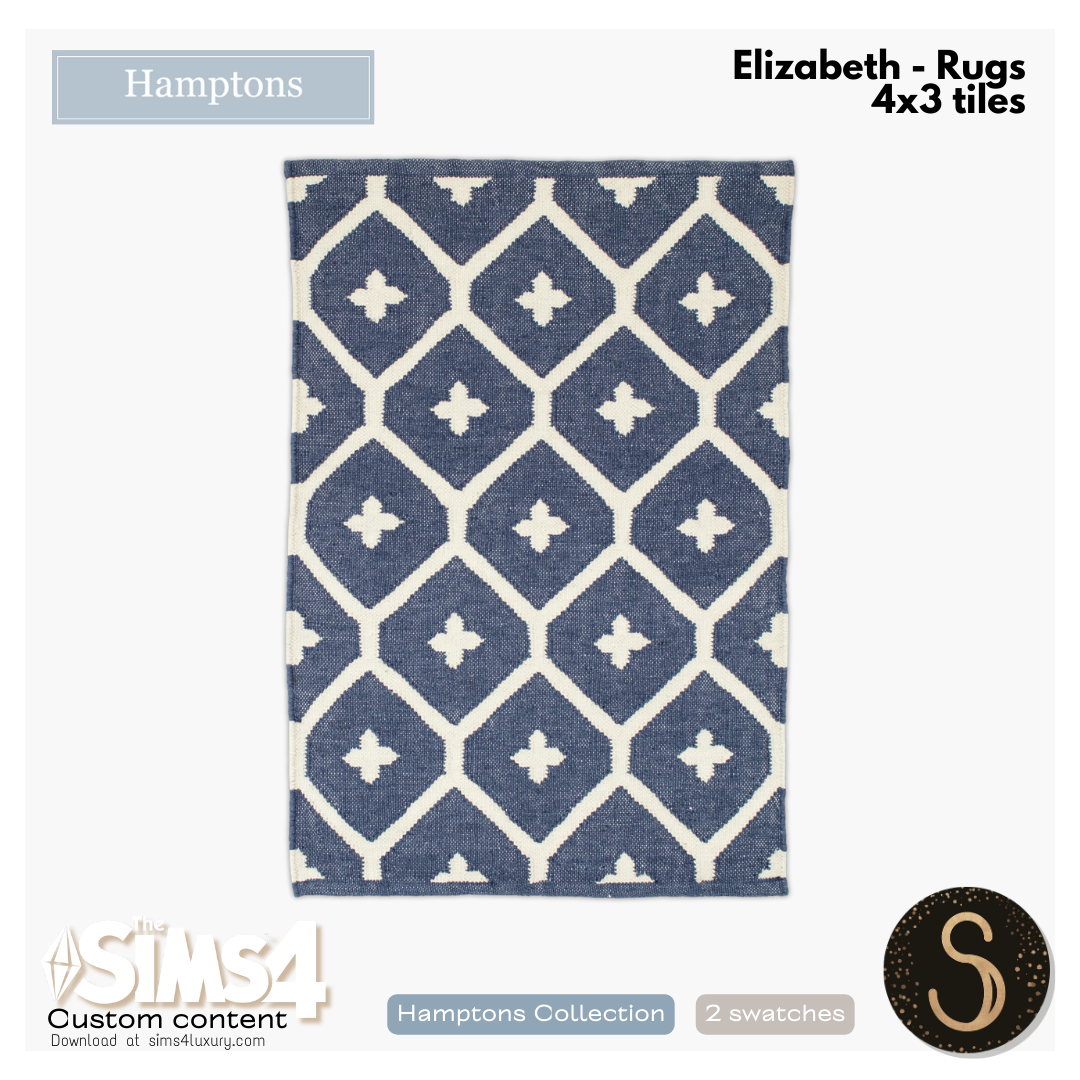 Sims4Luxury - Hamptons 2024 - Elisabeth - Rugs logo