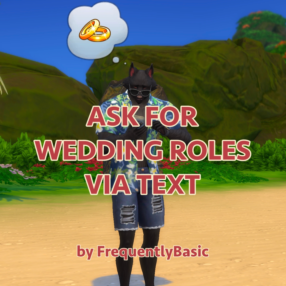 Ask for Wedding Roles via Text logo
