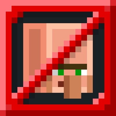 No Villager Trading logo
