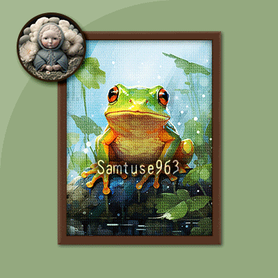Frog Mini Painting One #1 Extra G Samtuse963 logo
