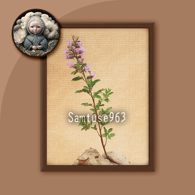 Goblincore Flower Mini Painting One #1 Extra G Samtuse963 logo