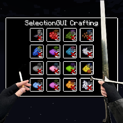 SelectionGUI Crafting - Continued logo