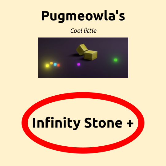 Pugmeowla's Infinity Stone + logo