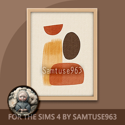 Minimalist Abstract Mini Painting One #3 Extra G logo
