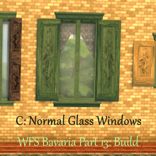 WFS Bavaria Build Set C: Doors & Windows, Normal Glass logo