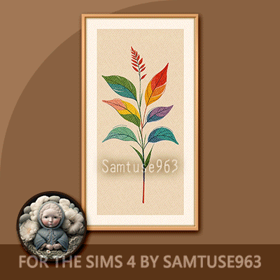 Minimalist Leaf Long Painting #1 Sellable Extra D Samtuse963 logo