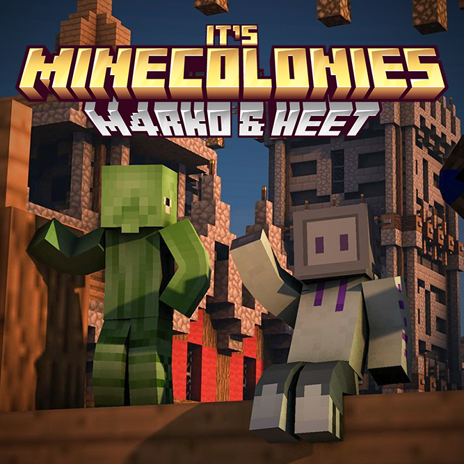 It's MineColonies - M4rko & Heet logo