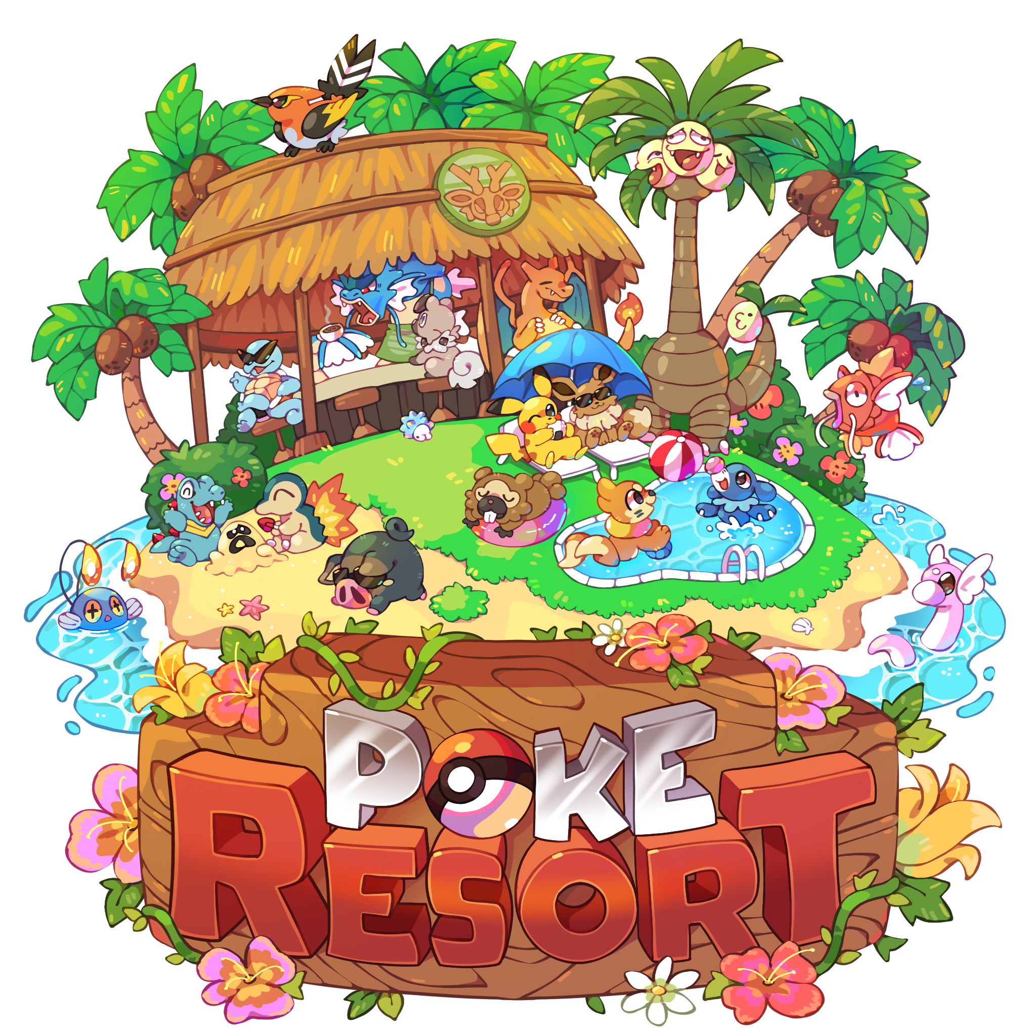 PokeResort Cobblemon [Official] logo