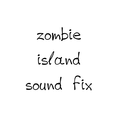 Zombie Island Sound Fix logo