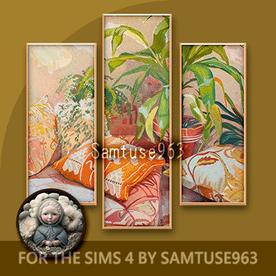 HQ Cozy Indoor Triptych #2 Sellable Extra B Samtuse963 logo